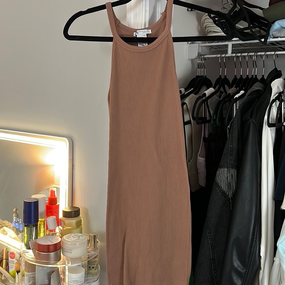 Zara Ribbed Mini Dress - Picture 2 of 3
